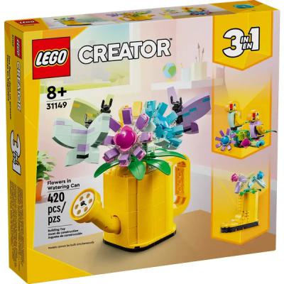 LEGO Creator 3in1 Bloemen in gieter - 31149-NEW (31149), huren vanaf €2,25/week