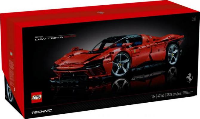 LEGO Bouwstenen 3000-4000 Technic Ferrari Daytona SP3 - 42143C (42143C), huren vanaf €13,75/week