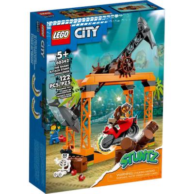 LEGO City De haaiaanval stuntuitdaging (60342), huren vanaf €1,00/week