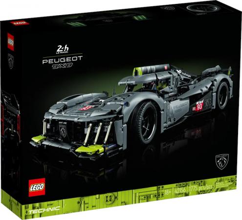 LEGO Bouwstenen 1000-2000 Technic PEUGEOT 9X8 24H Le Mans Hybrid Hypercar (42156), huren vanaf €10,25/week