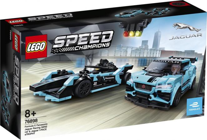 LEGO Bouwstenen 0000-1000 Speed Champions Formula E Panasonic Jaguar Racing GEN2 Car Jaguar I-PACE eTROPHY (76898), huren vanaf €3,75/week