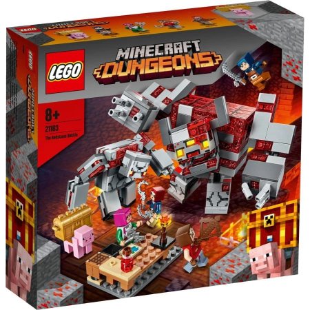 LEGO Minecraft Slag om Redstone (21163) — 511 stukjes, huren vanaf €2,75/week