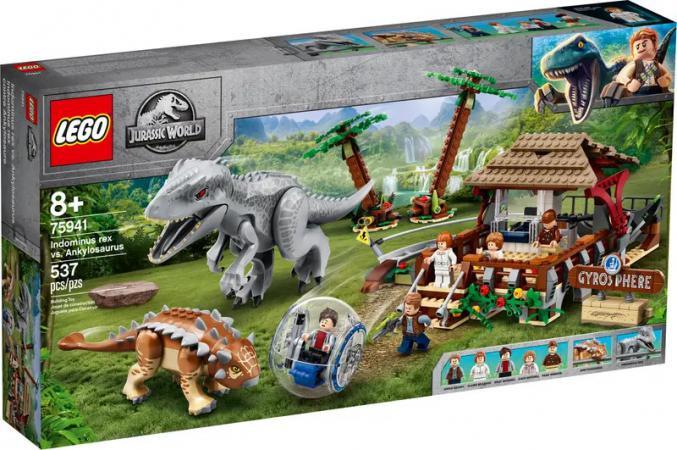 LEGO Bouwstenen 0000-1000 Jurassic Park Indominus Rex vs. Ankylosaurus - 75941A (75941A) — 537 stukjes, huren vanaf €4,75/week