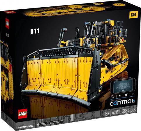 LEGO Bouwstenen 3000-4000 Technic Cat D11 Buldozer met app-besturing - 42131F (42131F) — 3.800 stukjes, huren vanaf €13,75/week