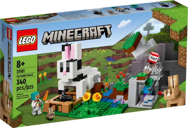 LEGO Bouwstenen 0000-1000 Minecraft De Konijnenhoeve - 21181-NEW (21181), huren vanaf €4,00/week