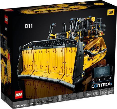 LEGO Bouwstenen 3000-4000 Technic Cat D11 Buldozer met app-besturing - 42131H (42131H) — 3.800 stukjes, huren vanaf €13,75/week