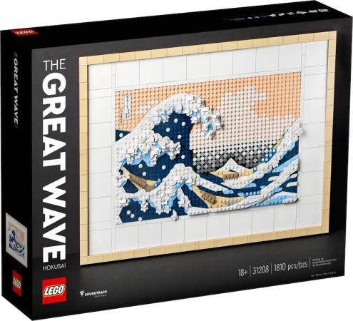 LEGO Bouwstenen 2000-3000 Art Hokusai - De grote golf (31208) — 1.810 stukjes, huren vanaf €5,50/week