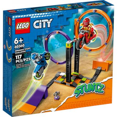 LEGO City Spinning Stunt-uitdaging (60360) — 117 stukjes, huren vanaf €2,25/week